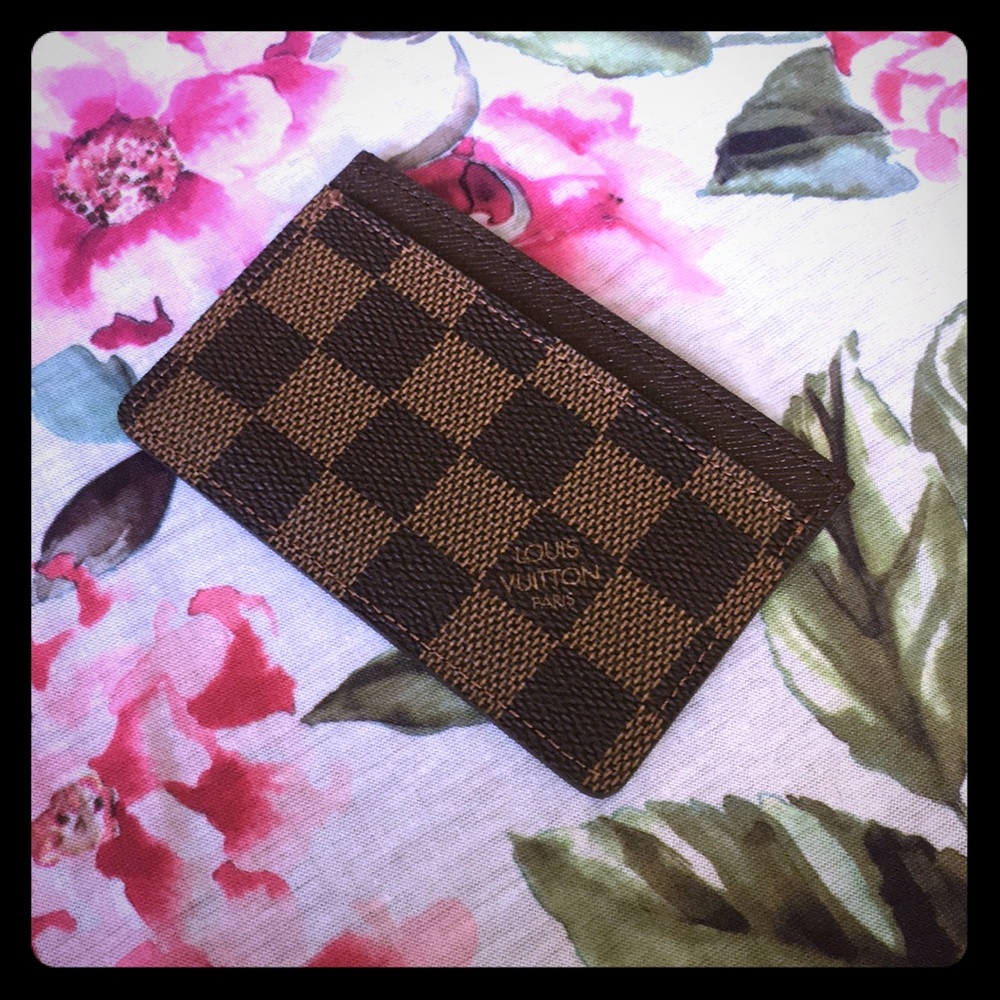 NEW Louis Vuitton Damier Ebene Card Holder